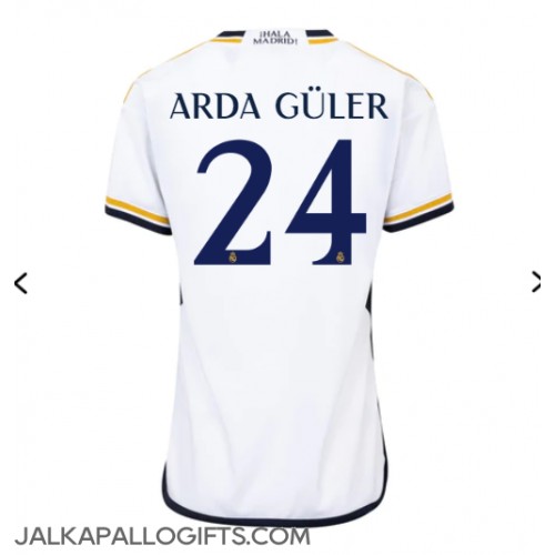 Real Madrid Arda Guler #24 Kotipaita Naiset 2023-24 Lyhythihainen